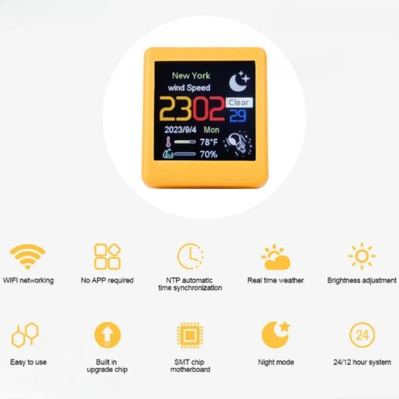 Mini Portable Smart WiFi Elect - Weather Station Indoor review and price