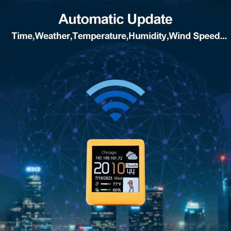 Mini Portable Smart WiFi Elect - Weather Station Indoor review and price