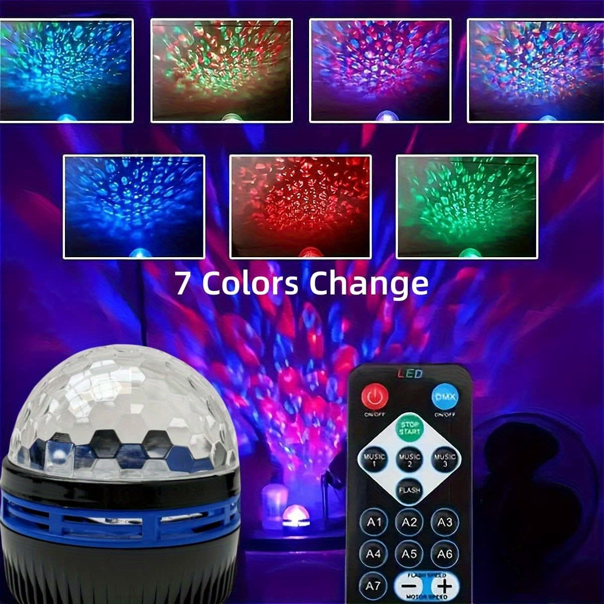 7 Modes RGB Starry Sky Galaxy  - Planetarium Projector Home review and price
