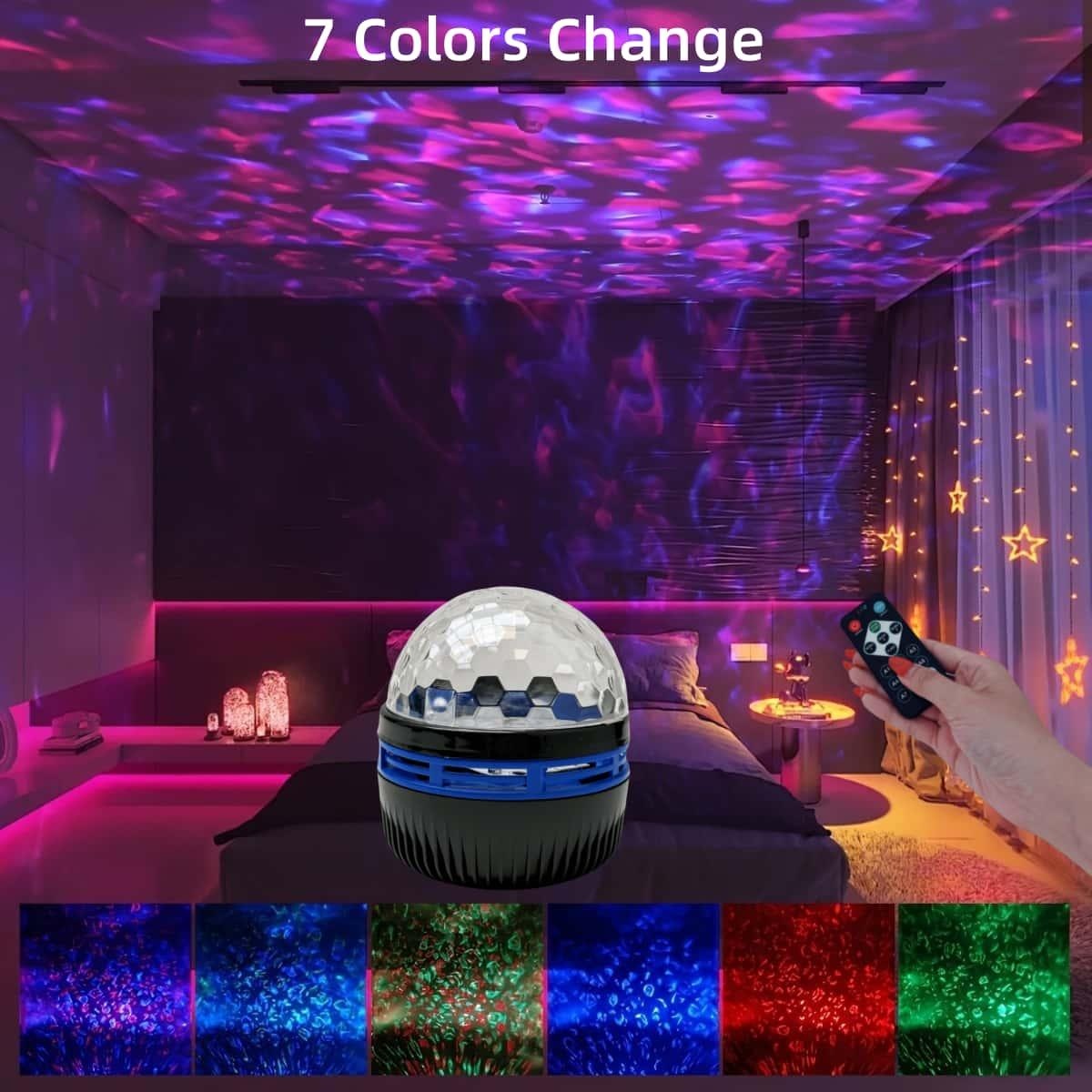 7 Modes RGB Starry Sky Galaxy  - Planetarium Projector Home review and price
