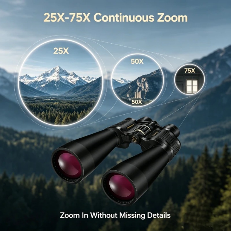 BORWOLF 25-75X70 Large Objecti - National Geographic Telescope 70Mm review and price