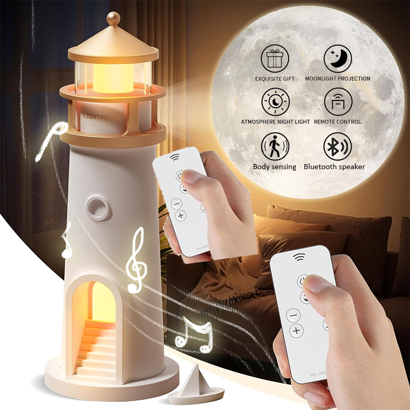Lighthouse Ambient Light Moon  - Planetarium Projector Home review and price