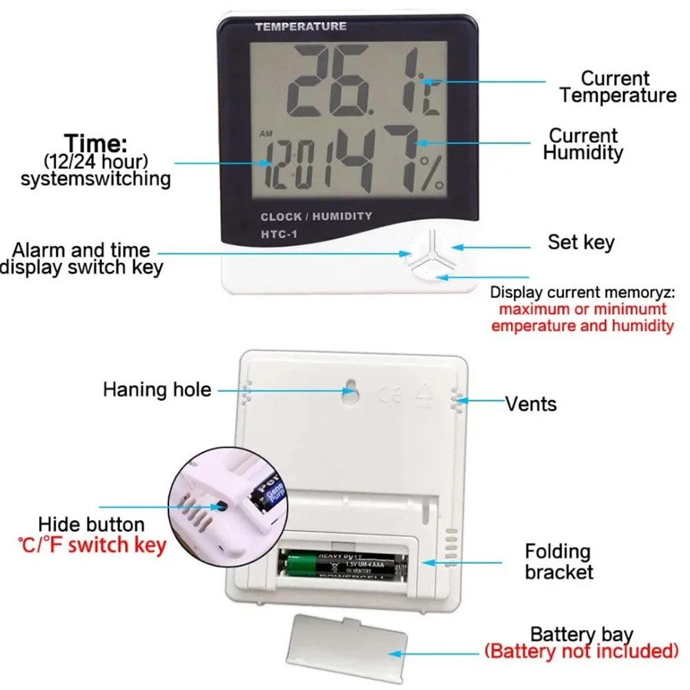 Multifunction LED Digital Ther - Weather Station Indoor review and price