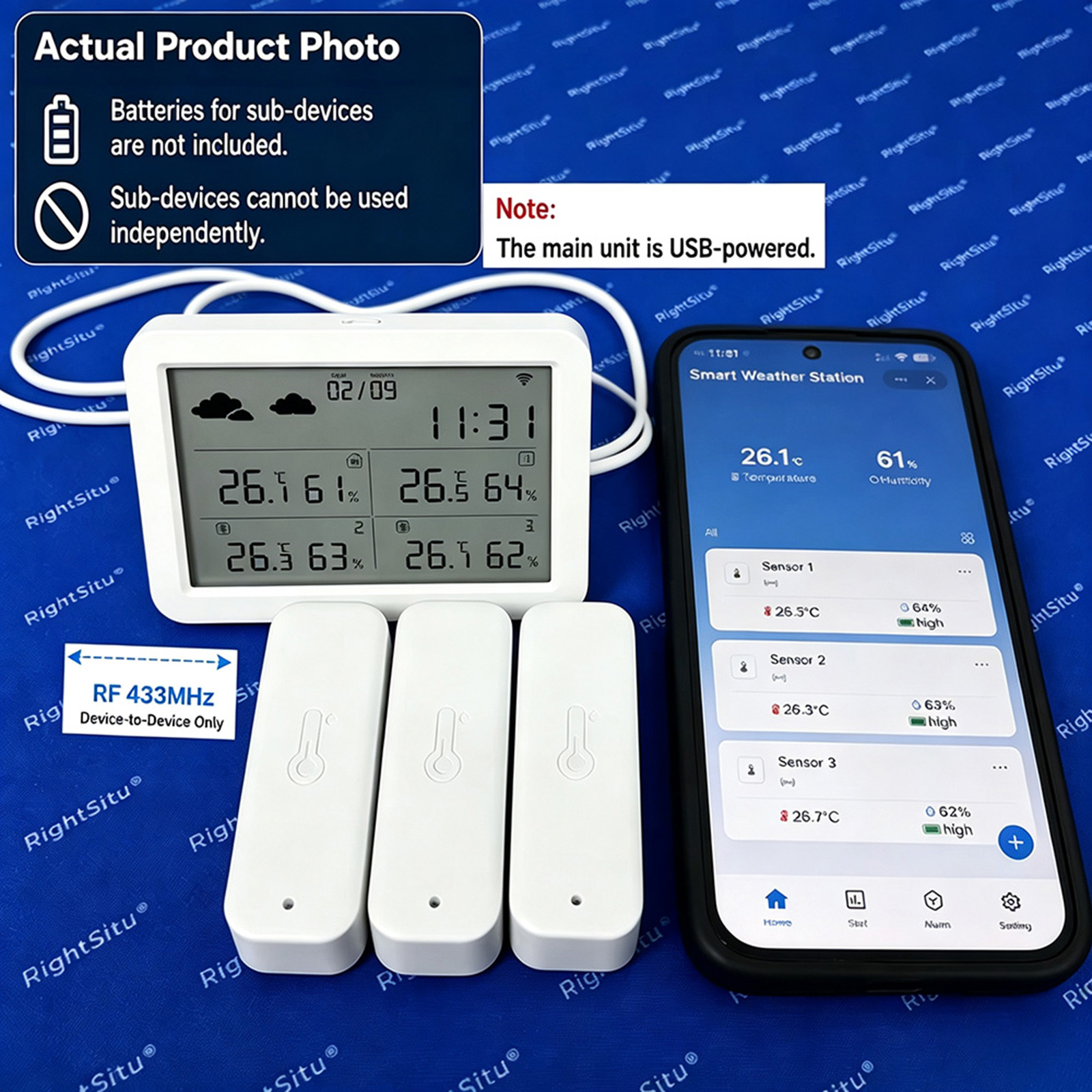 Tuya WiFi+RF433 Weather Statio - Weather Station Indoor review and price