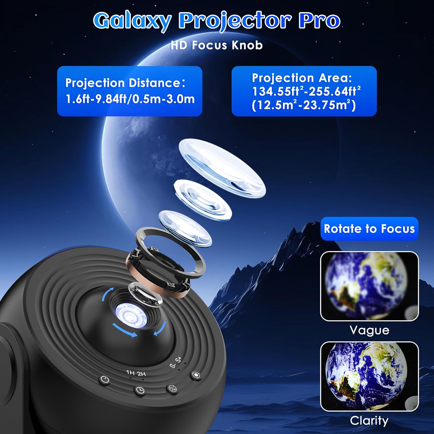 Star Projector Galaxy Pro Nigh - Planetarium Projector Home review and price